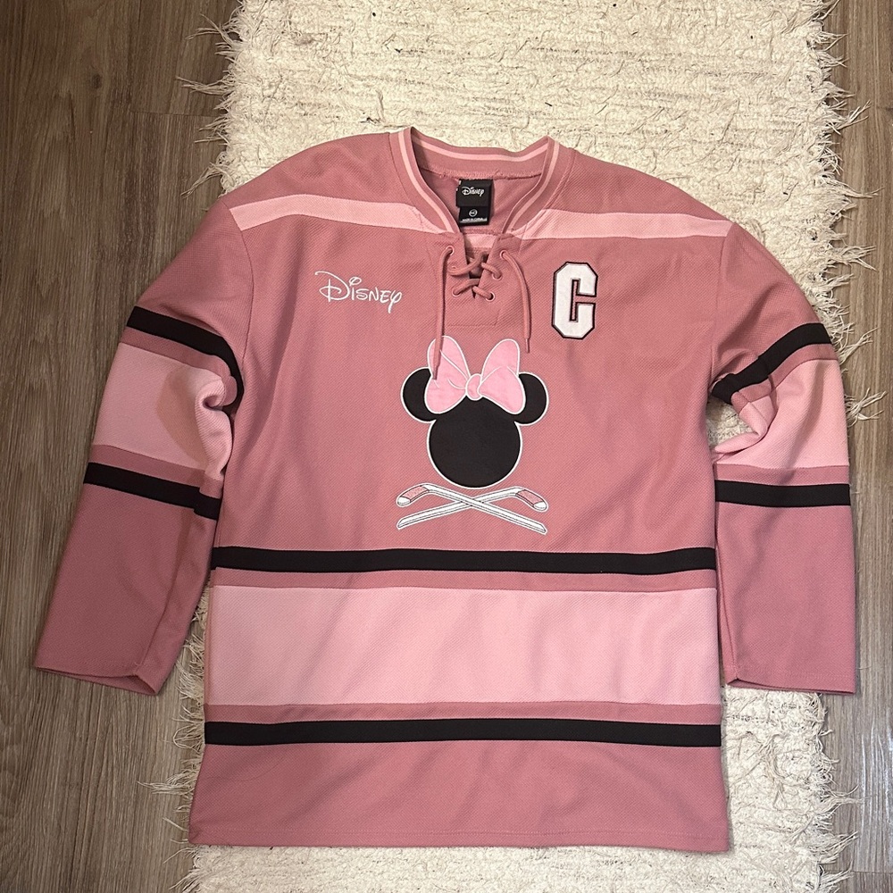 Box Lunch Disney Pink Minnie Mouse Kids Jersey